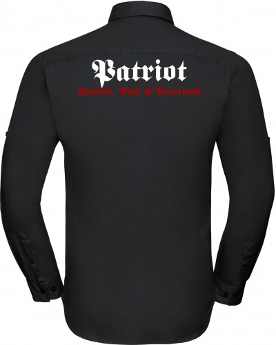 Besticktes Herren langarm Hemd (Patriot)