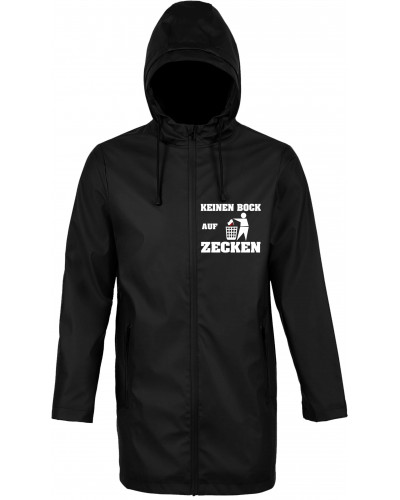 Bestickte Herren Jacke "Wali" (Keinen Bock auf Zecken)