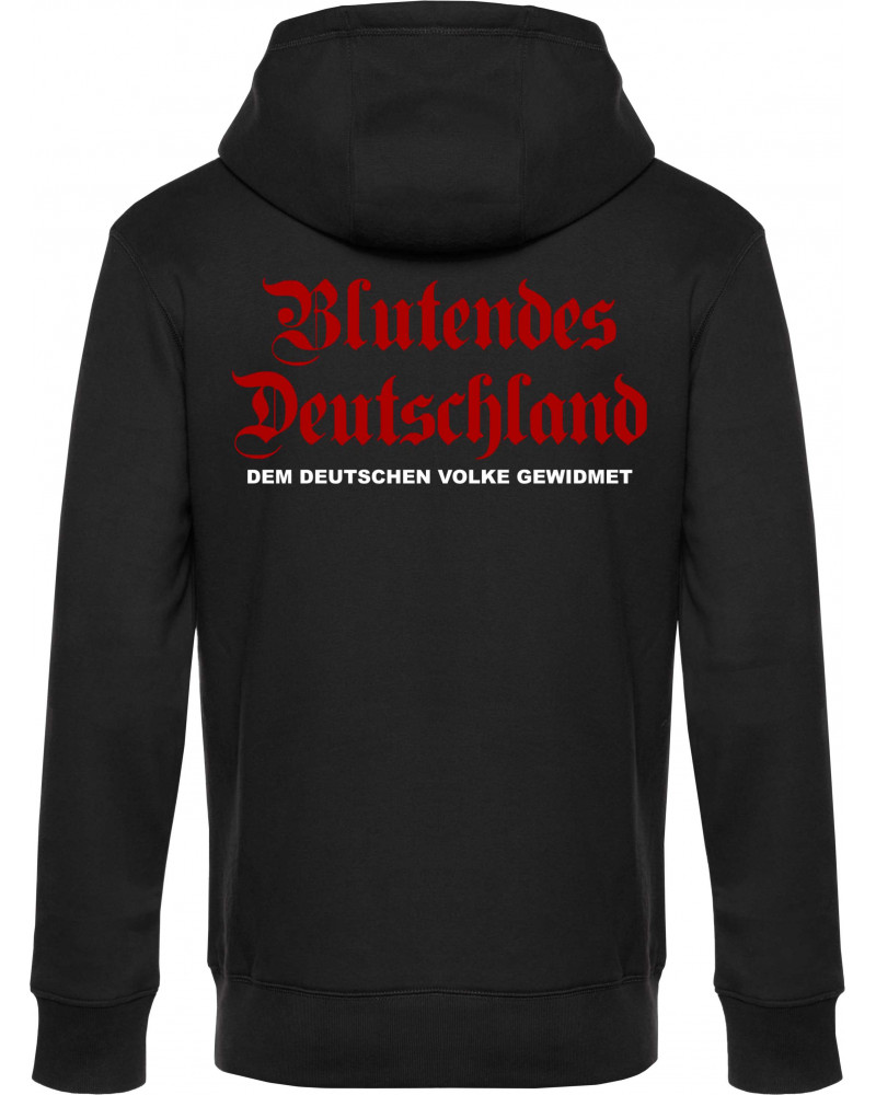 Herren Kapuzen-Jacke (Blutendes Deutschland)