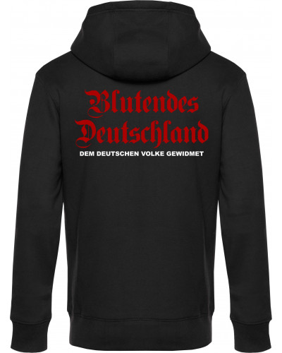 Herren Kapuzen-Jacke (Blutendes Deutschland)