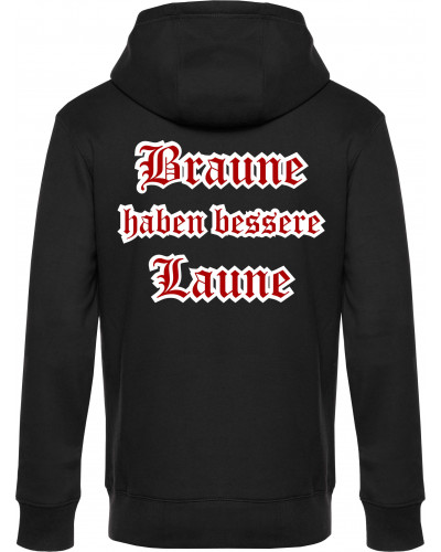 Herren Kapuzen-Jacke (Braune haben bessere laune)