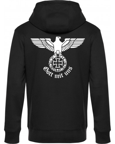 Herren Kapuzen-Jacke (Gott mit uns)