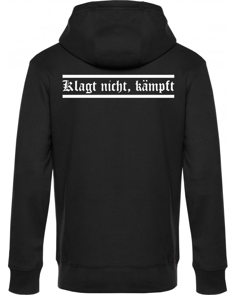Herren Kapuzen-Jacke (Klagt nicht kämpft)
