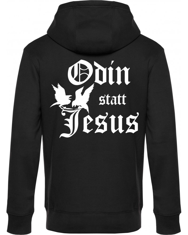 Herren Kapuzen-Jacke (Odin statt Jesus)