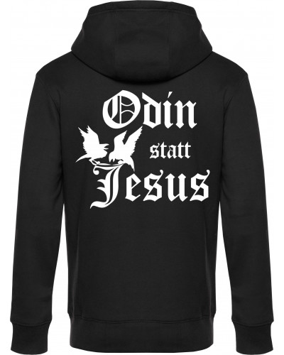 Herren Kapuzen-Jacke (Odin statt Jesus)