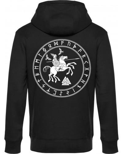 Herren Kapuzen-Jacke (Odin und Sleipnir)