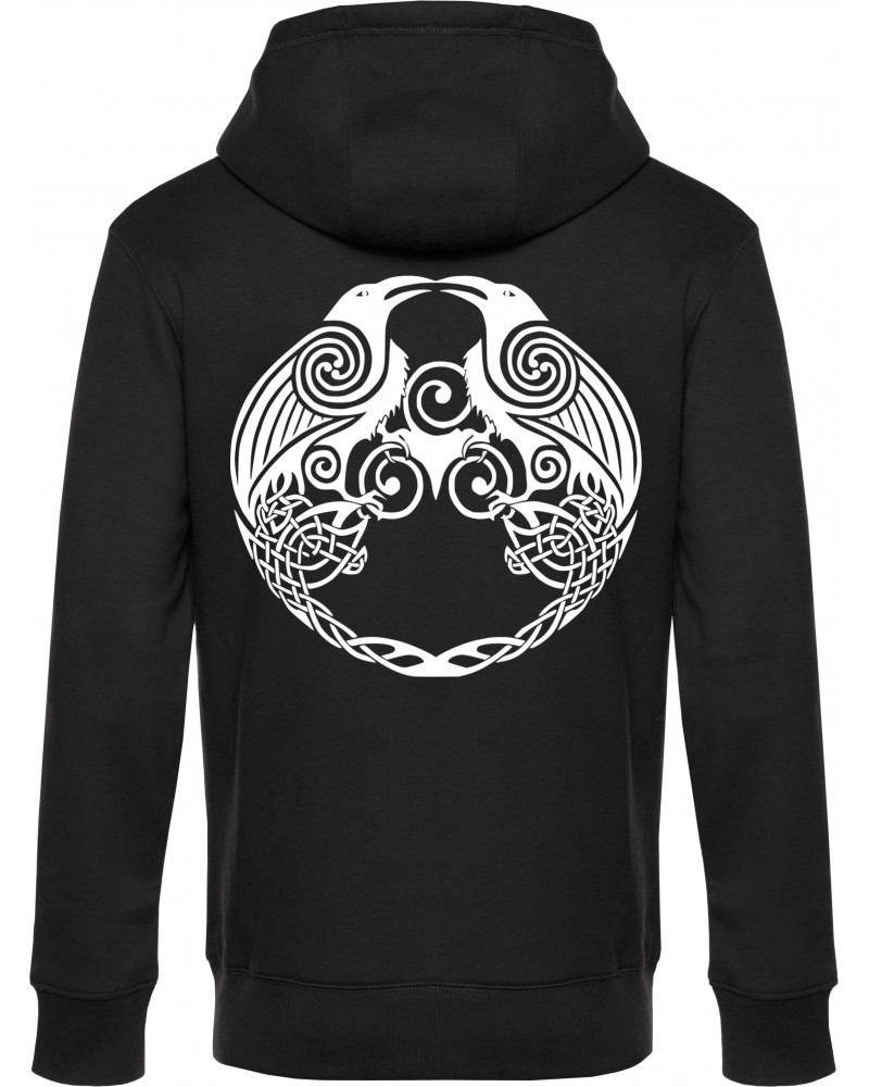 Herren Kapuzen-Jacke (Raben)