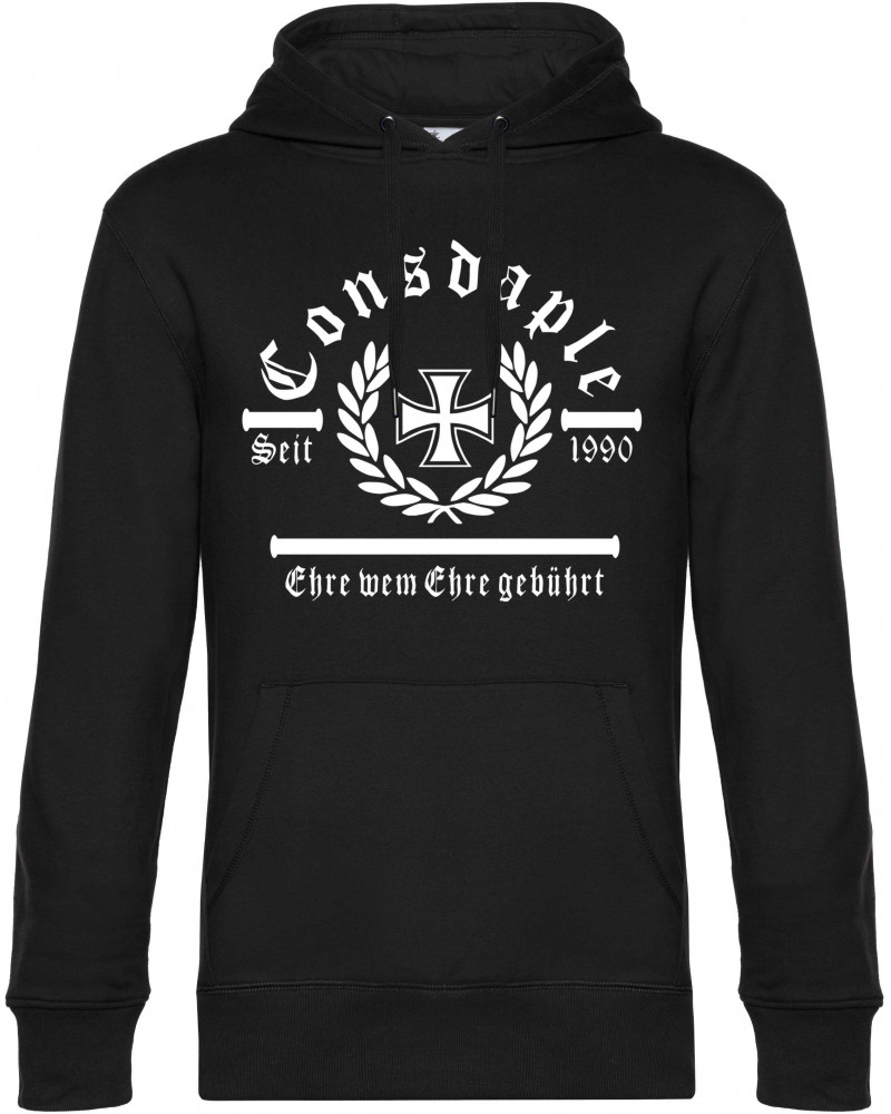 Herren Kapuzen-Pullover (Consdaple, Ehre wem Ehre gebührt)
