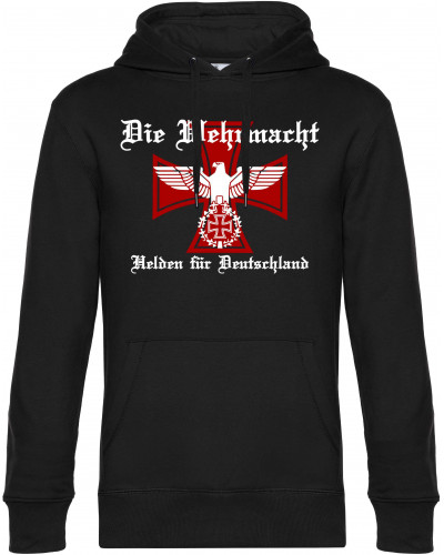 Herren Kapuzen-Pullover (Die Wehrmacht, Helden für Deutschland)