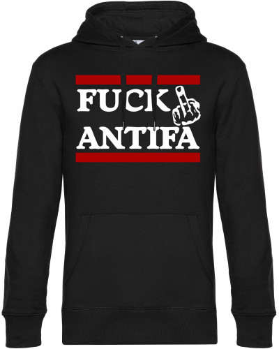 Herren Kapuzen-Pullover (Fuck Antifa)