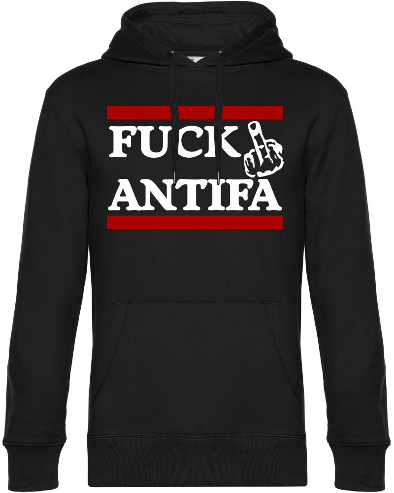 Herren Kapuzen-Pullover (Fuck Antifa)