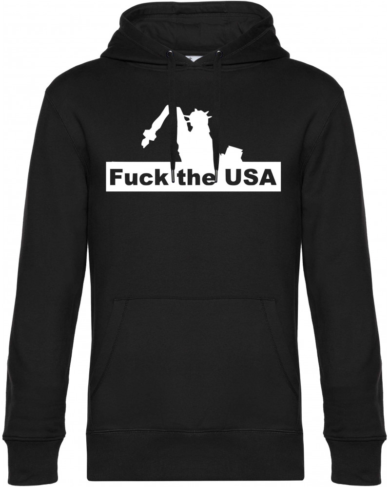 Herren Kapuzen-Pullover (Fuck the USA)