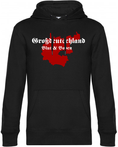 Herren Kapuzen-Pullover (Großdeutschland Blut&Boden)