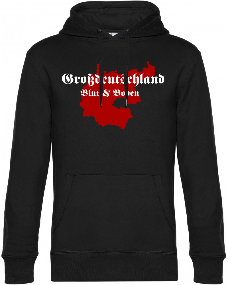 Herren Kapuzen-Pullover (Großdeutschland Blut&Boden)