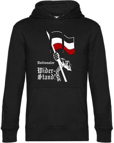 Herren Kapuzen-Pullover (Nationaler Widerstand, Fahne)