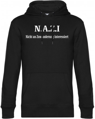 Herren Kapuzen-Pullover (Nazi nicht an Zuwanderung interessiert)