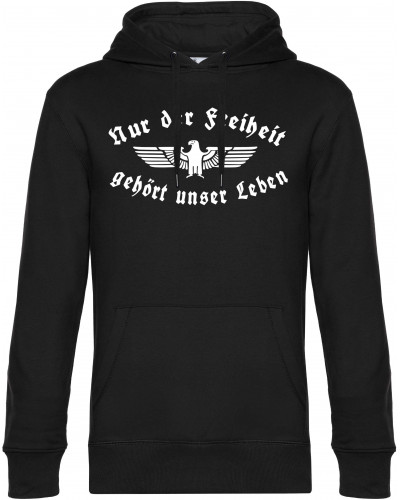 Herren Kapuzen-Pullover (Nur der Freiheit gehört unser Leben)