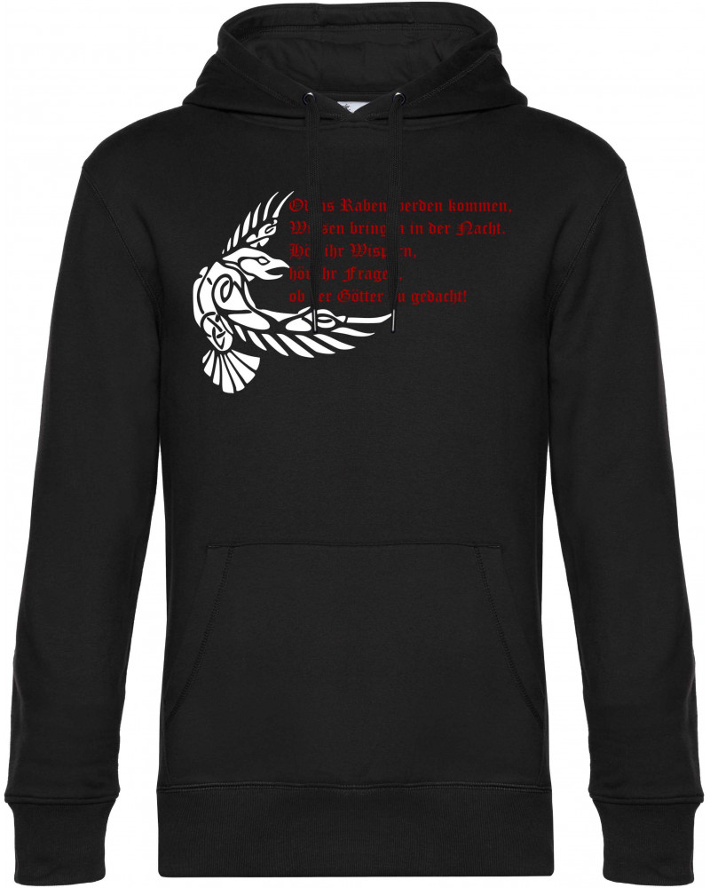 Herren Kapuzen-Pullover (Odins Raben werden kommen)