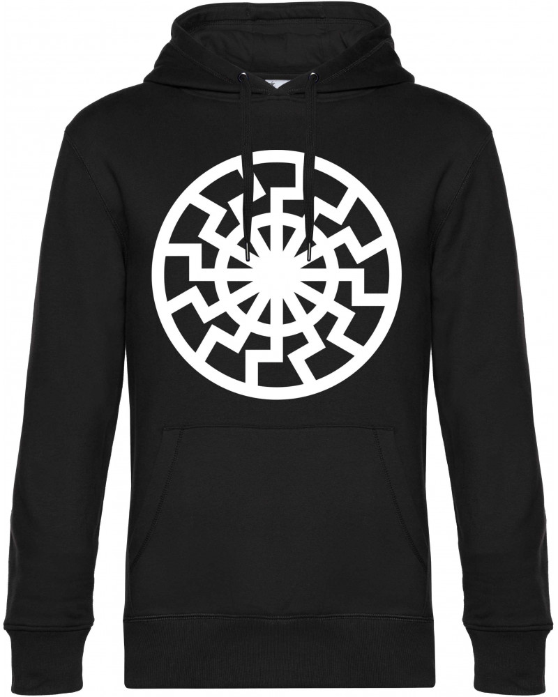 Herren Kapuzen-Pullover (Schwarze Sonne)