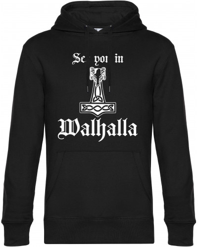 Herren Kapuzen-Pullover (See you in Walhalla Thorhammer)