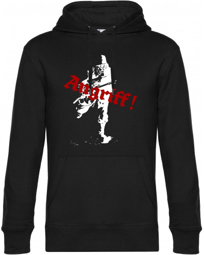 Herren Kapuzen-Pullover (Soldat, Angriff)