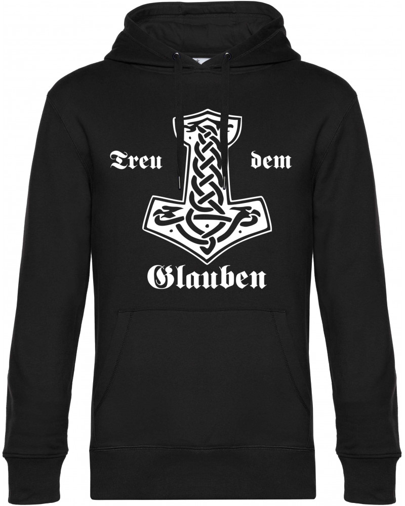 Herren Kapuzen-Pullover (Treu dem Glauben)