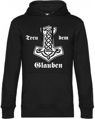 Herren Kapuzen-Pullover (Treu dem Glauben)