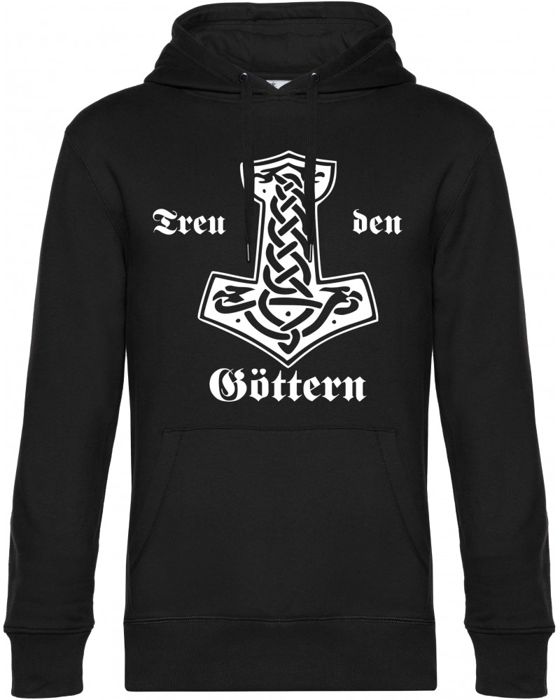 Herren Kapuzen-Pullover (Treu den Göttern)