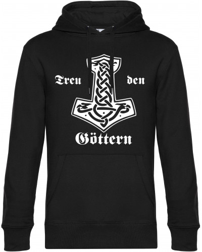 Herren Kapuzen-Pullover (Treu den Göttern)