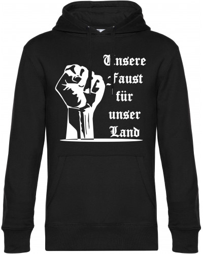 Herren Kapuzen-Pullover (Unsere Faust für unser Land)