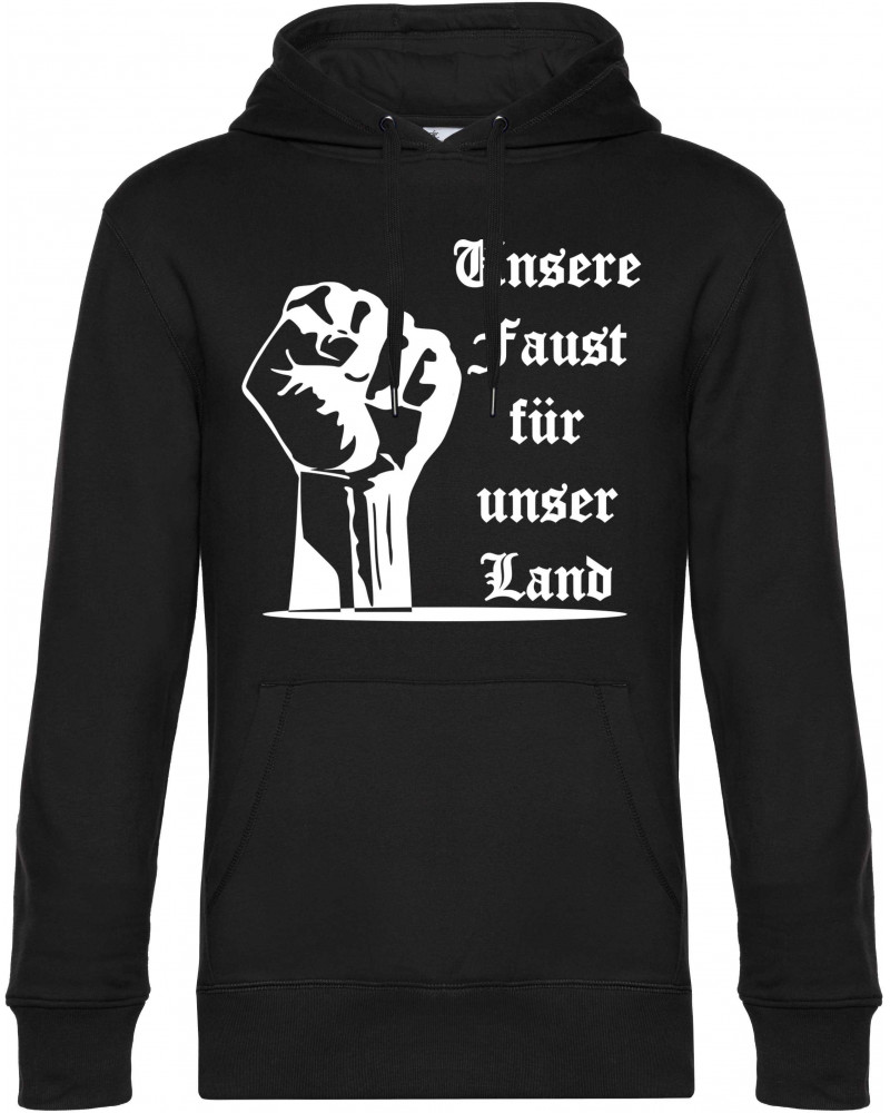 Herren Kapuzen-Pullover (Unsere Faust für unser Land)