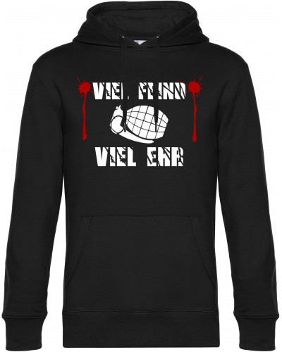 Herren Kapuzen-Pullover (Viel feind viel Ehr)