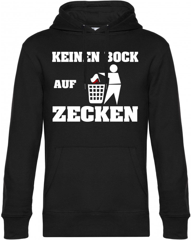 Herren Kapuzen-Pullover (Keinen Bock auf Zecken)