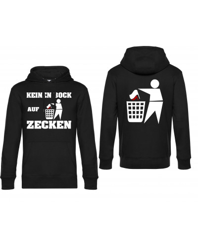 Herren Kapuzen-Pullover (Keinen Bock auf Zecken)