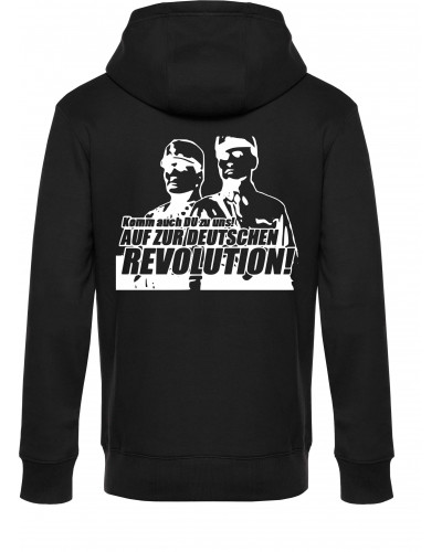 Herren Kapuzen-Pullover (Komm zur Revolution)