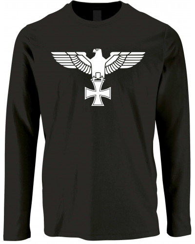 Herren Langarm Shirt (Adler, Kreuz)