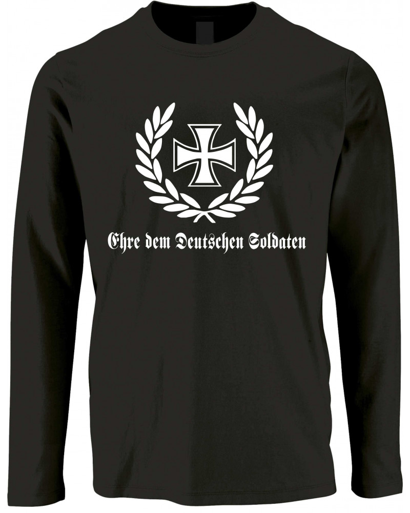 Herren Langarm Shirt (Ehre dem Deutschen Soldaten)