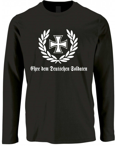 Herren Langarm Shirt (Ehre dem Deutschen Soldaten)
