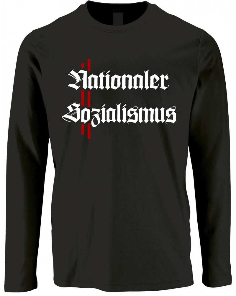 Herren Langarm Shirt (Nationaler Sozialismus)