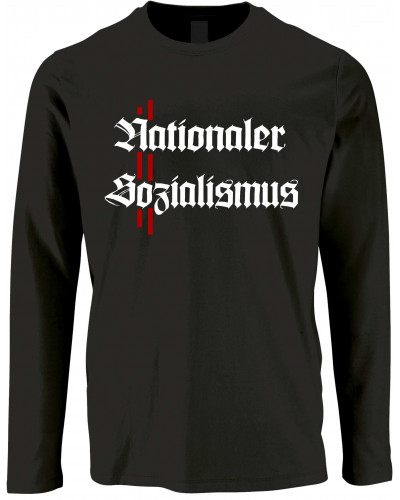 Herren Langarm Shirt (Nationaler Sozialismus)