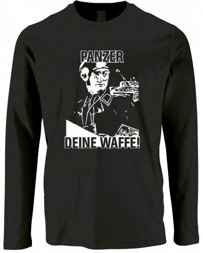 Herren Langarm Shirt (Panzer, deine Waffe!)