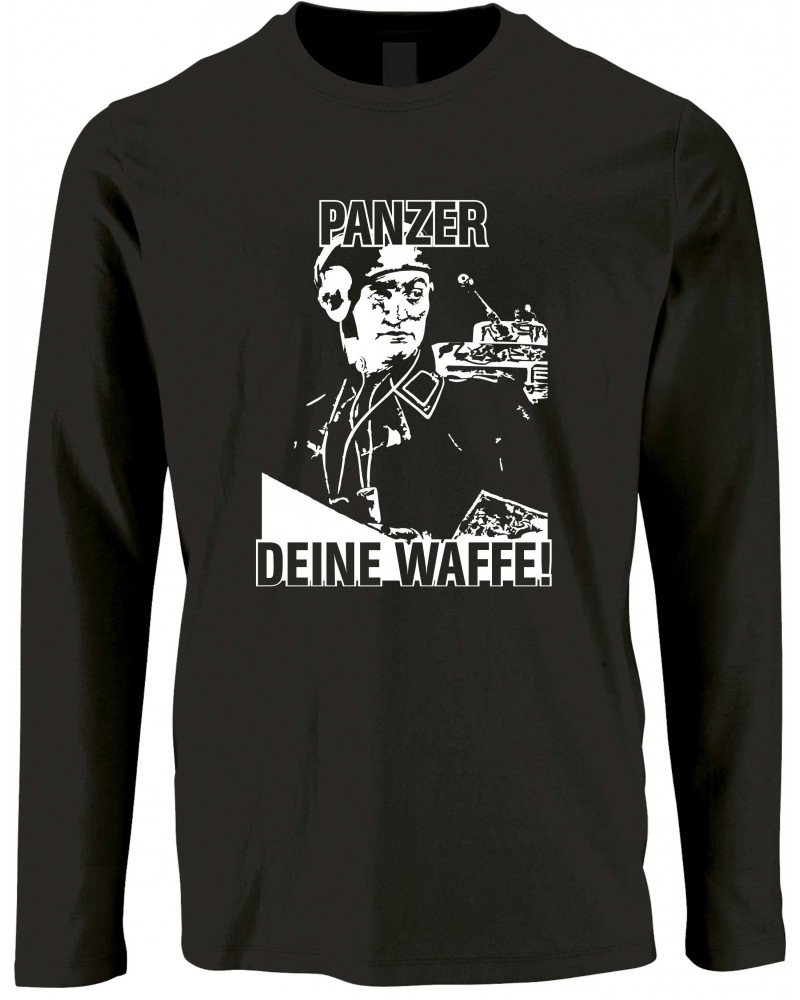 Herren Langarm Shirt (Panzer, deine Waffe!)