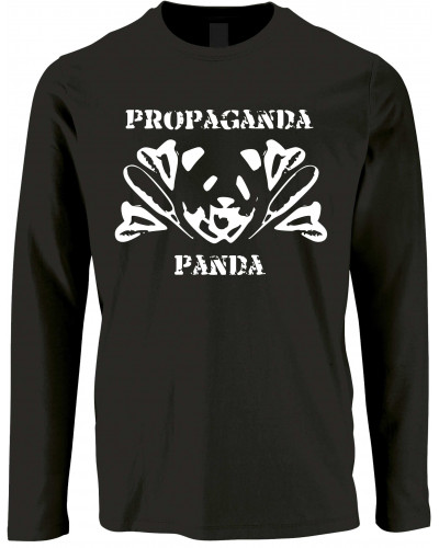 Herren Langarm Shirt (Propaganda Panda)