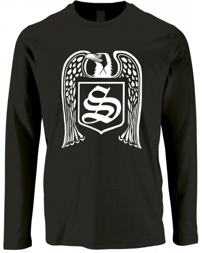 Herren Langarm Shirt (Skrewdriver, Adler)