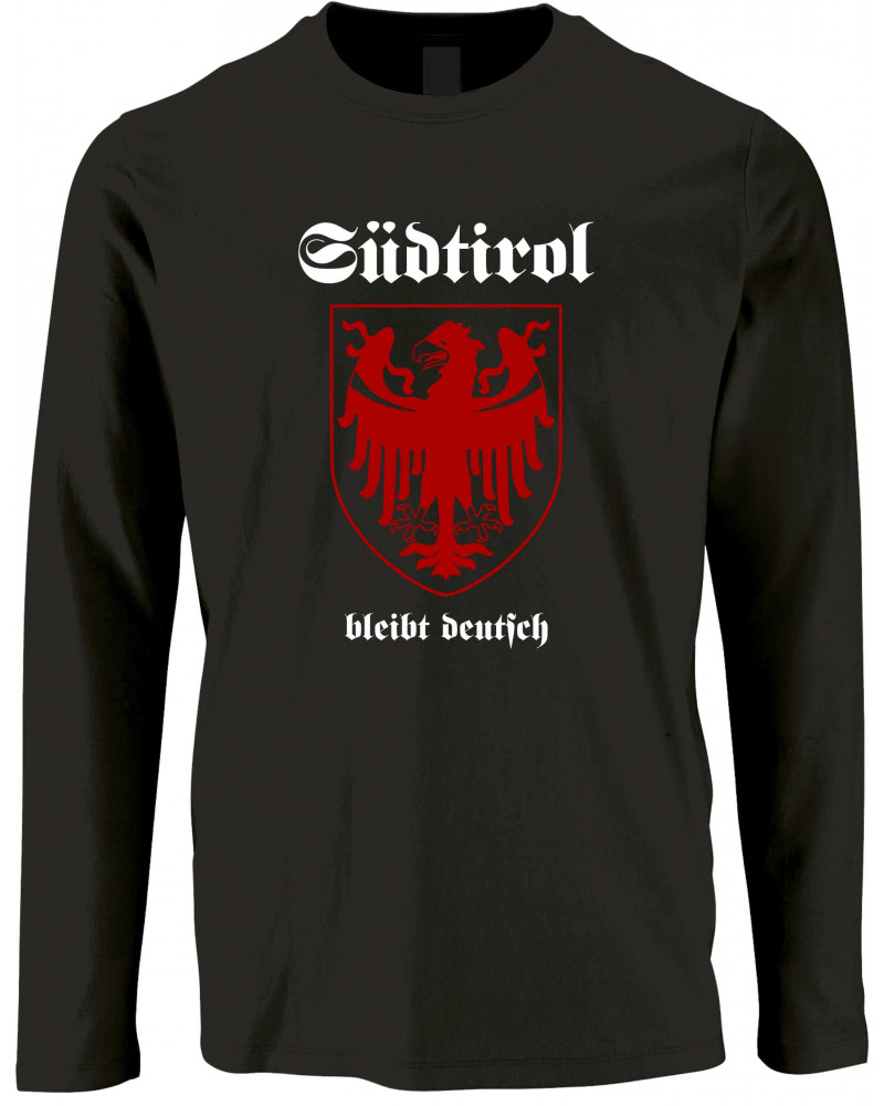 Herren Langarm Shirt (Südtirol bleibt deutsch)