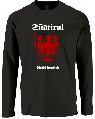 Herren Langarm Shirt (Südtirol bleibt deutsch)
