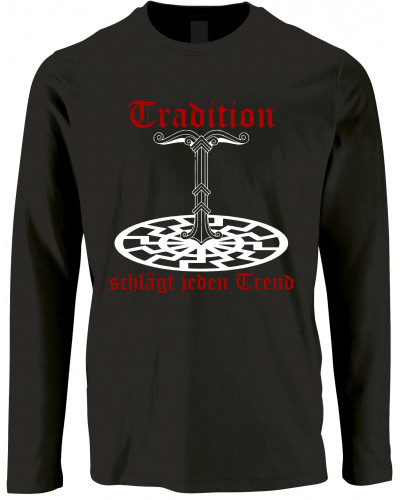 Herren Langarm Shirt (Tradition schlägt jeden Trend)