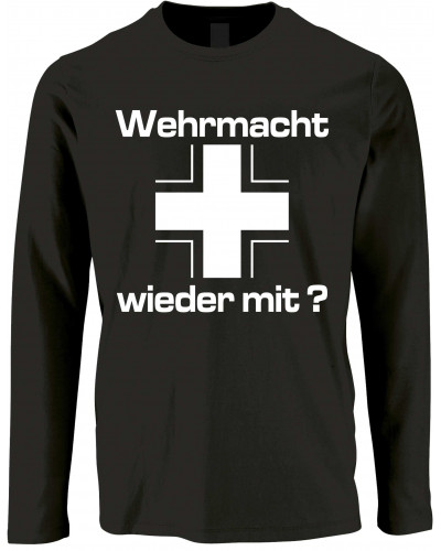 Herren Langarm Shirt (Wehrmacht wieder mit)