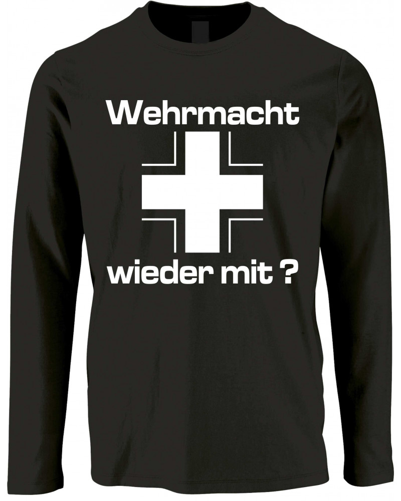 Herren Langarm Shirt (Wehrmacht wieder mit)