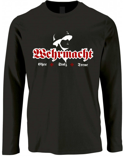 Herren Langarm Shirt (Wehrmacht, ehre stolz treue)